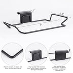 2 Pcs Large Stainless Steel Trash Bag Holder - Image 2