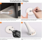 14 Pack Spring Door Stopper White- 3-1/4" Flexible Spring Door Stops - Image 5