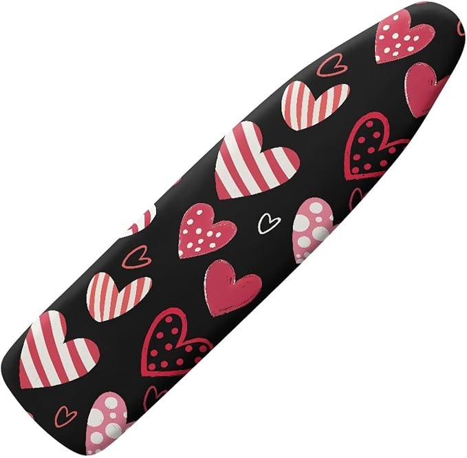 Love Heart Ironing Board Cover Valentines Day Ironing Board Dust Cover Standard by KUIFORTI