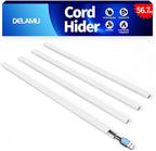Delamu 56.7in Cord Hider, Cord Covers by DELAMU