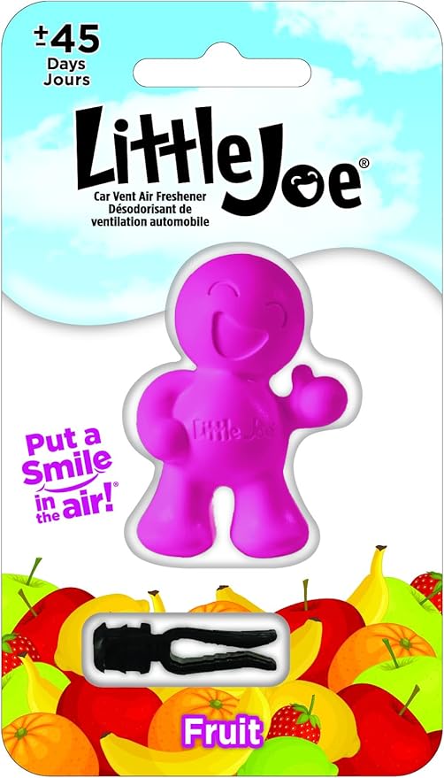 Little Joe 96404 Fruit Scent Car Air Freshener Vent Clip, Fights Odors by StonerCarCare