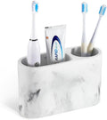 Luxspire Toothbrush Holder, 2 Slots Toothbrush and Toothpaste Holdersfor by Luxspire