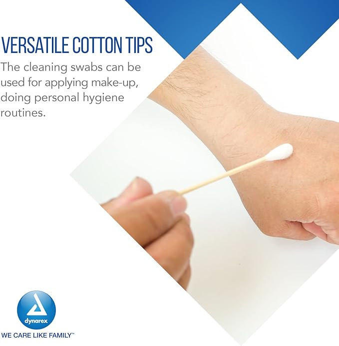 Dynarex 6-Inch Sterile Cotton Tipped Applicators - Image 6