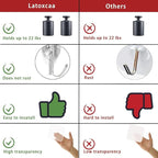 Heavy Duty Adhesive Hooks 10-Pack: Holds 22lb, Strong Reusable & Waterproof - Image 5