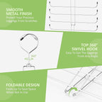 2 Pack Leggings Hangers for Closet, Metal Yoga Pant Legging Organizer Holds 40 - Image 4