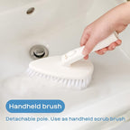 Qaestfy Shower Scrubber Cleaning Brush Combo Bath Tub Tile Cleaner Scrubber - Image 5