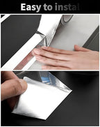 Aluminum Foil Tape 2" x 100' Silver, 4mil Thick, Heavy Duty, High Temp - Image 3