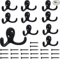 Kruodop 10 Pack Wall Hooks Wall Mounted Coat Hooks by Kruodop