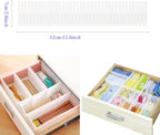 8pcs DIY Plastic Drawer Organizer Adjustable Drawer Dividers - Image 2