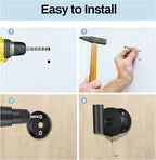 Kruodop Towel Hooks for Bathroom, 4 Packs Wall Mount Towel Holder, Stainless - Image 5