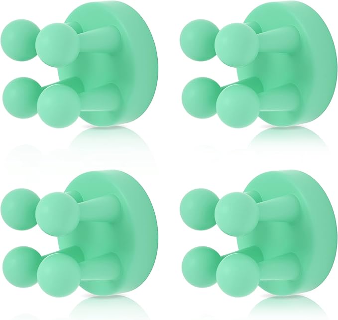 XoYoZo 4 pcs Silicone Toothbrush Holder Multi-Function Hook Waterproof self by XoYoZo