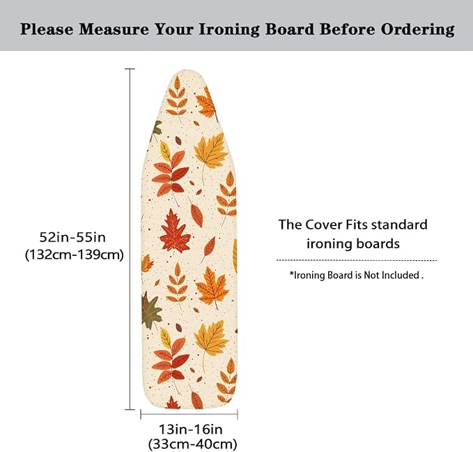 Fall Leaves Ironing Board Cover 15x54 Inch Ironing Board Protector Fall - Image 5