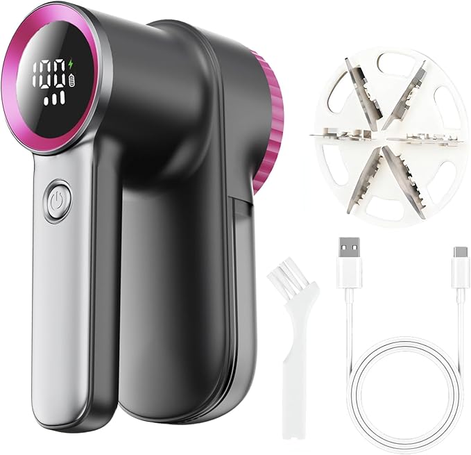 Rechargeable Fabric Shaver & Lint Remover, Electric Sweater Defuzzer by Unknown