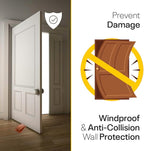 Door Stoppers for Bottom of Door – Rubber Door Stopper Wedge – Pack of 4 – Door - Image 3