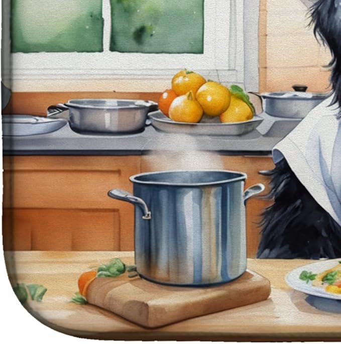Caroline's Treasures DAC6288DDM Newfoundland The Chef Dish Drying Mat Absorbent - Image 4