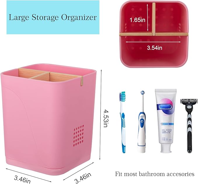 Electric Toothbrush Holder 3 Slots Tooth Brushing Holder - Image 3