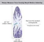 Sprowallow Dragonfly Lavender Ironing Board Cover Standard Size 15x54 inch Heat - Image 6
