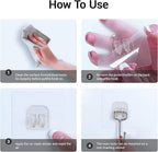 Large Adhesive Hooks, Waterproof & Rustproof Wall Hook - Image 5