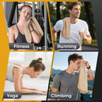 HOMEXCEL 4 Pack Gym Towels, Microfiber Yoga Towels - Image 7