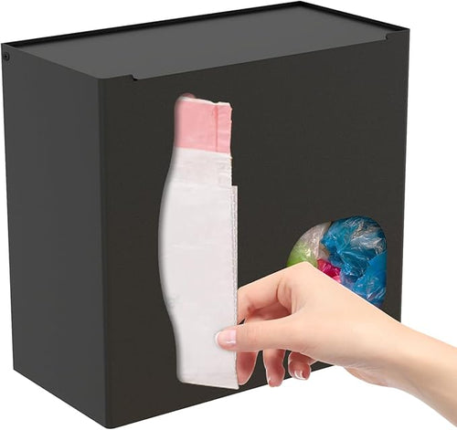 2 in 1 Grocery Bag Holder & Trash Bag Holder Dispenser, Kitchen Grocery Storage by STWWO