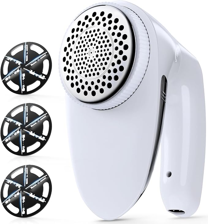 POPCHOSE Fabric Shaver, Rechargeable Lint Remover Defuzzer Sweater Shaver by Popularchoicesfromhere