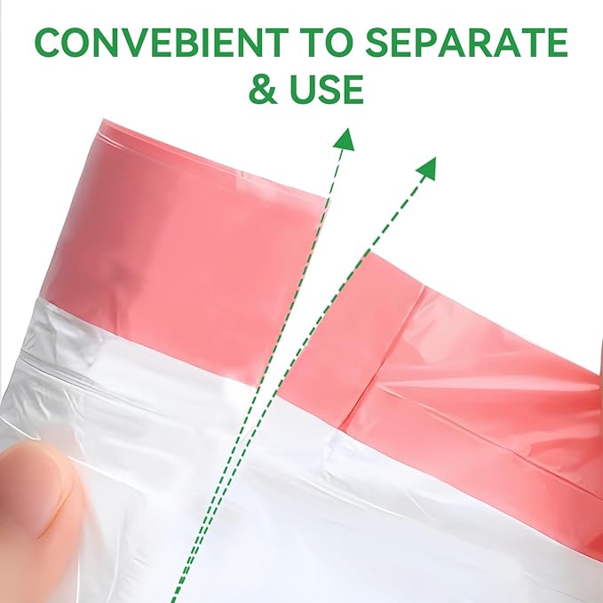 8 Gallon Trash Bags, Drawstring Garbage Bags, 1.32Mil Thickness, 55 * 70cm - Image 4