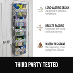 GORILLA GRIP Over The Door Organizer Storage, 5 Deep Hanging Shelves, Holds - Image 5