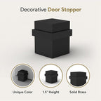 Mega Handles Square Floor Door Stopper, Quickly Installed Wall Protector Stopper - Image 4
