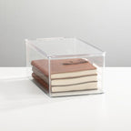 mDesign Plastic Stackable Home Office Storage Organizer Box - Image 2