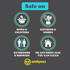 Smilyeez Blue Non Scratch Scrubbing Sponge Refill - Image 5
