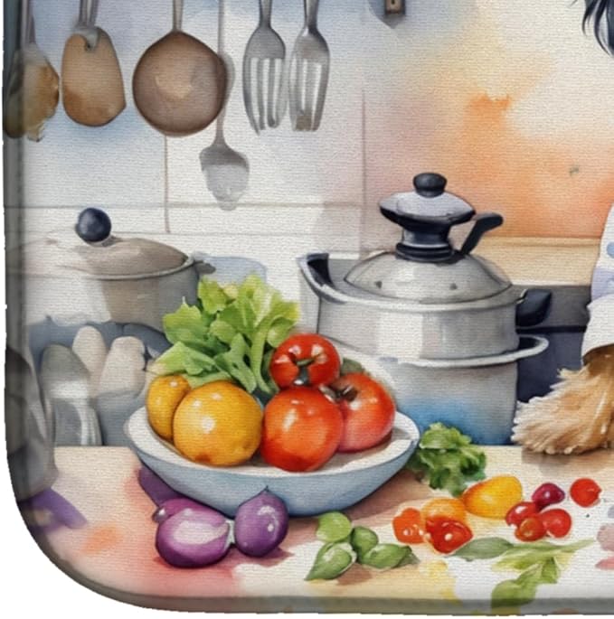 Caroline's Treasures DAC6334DDM Tibetan Terrier The Chef Dish Drying Mat - Image 4