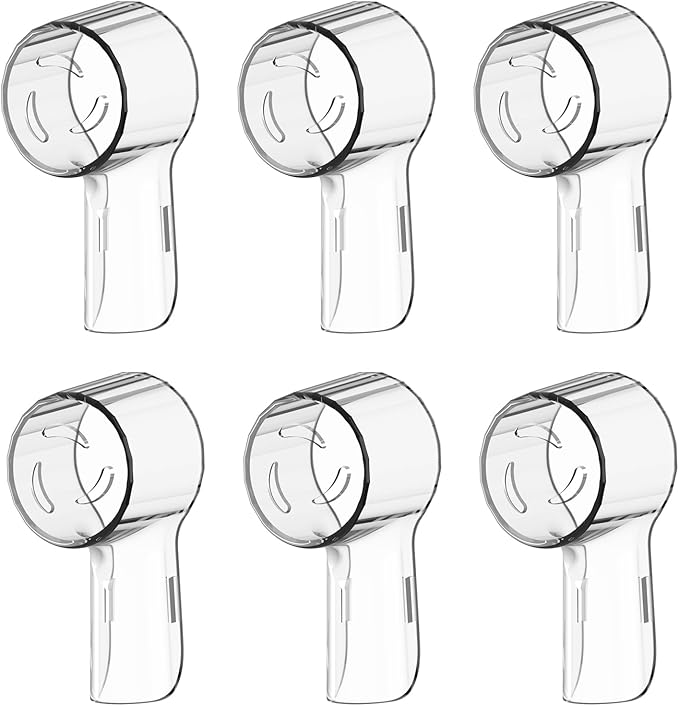 6 Pack Toothbrush Heads Dustproof Cover Compatible by HSYTEK
