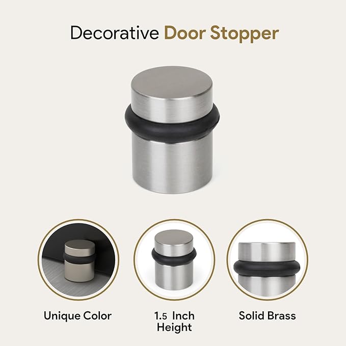 Mega Handles Floor Door Stopper, Quickly Installed Wall Protector, Wall - Image 5