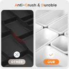 【】 【】 White Drawer Organizer, Makeup organizer, 【Holds 177 - Image 6