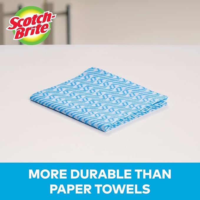 Scotch-Brite Multi-Purpose Wipes, 6 Rolls, 40 Sheets Per Roll, 240 Sheets Total - Image 3