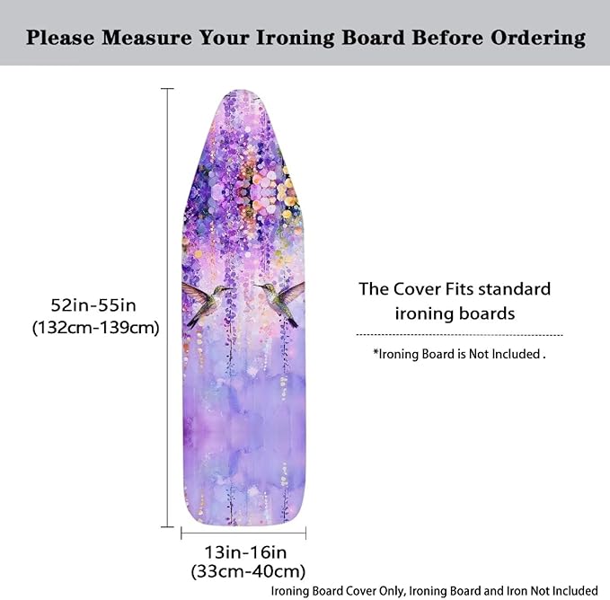 Heavy Duty Ironing Board Cover and Pad Thick Stain Resistant Padding Scorch & - Image 5