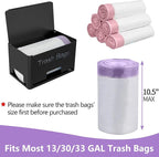 Extra Large Trash Bag Holder Dispenser, Metal Garbage Bag Dispenser Roll Holder - Image 4