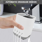 Toothbrush Holder for Bathroom, Plastic Detachable for Easy Cleaning - Image 5
