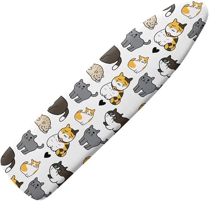 Cute Cat Ironing Board Cover Pretective Covers 15 x 54 Heavy Duty Iron Board by Oamsistay