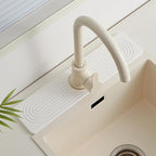 Stone Faucet Mat for Kitchen Sink，Super Absorbent Diatomite Fast Drying Stone by FATILINHOME