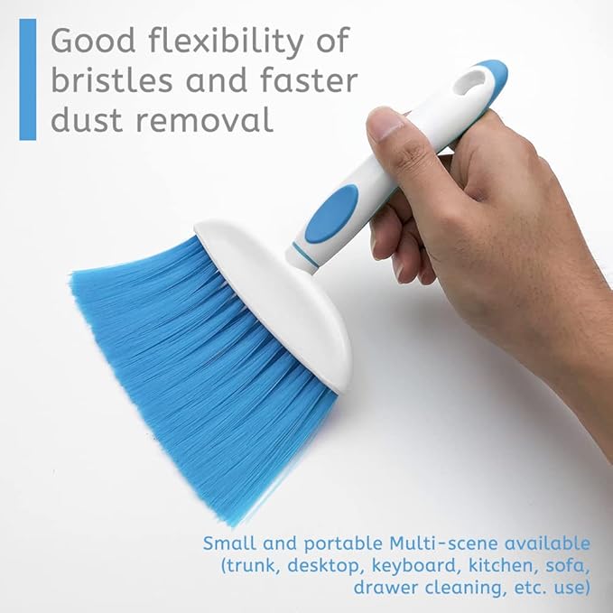 Small Broom and Dustpan Set, Small Dustpan and Brush Set, Mini Dust pan and - Image 4