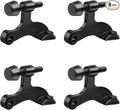 OBTANIM 4 Pack Hinge Pin Door Stopper Heavy Duty Metal Adjustable Door Stops by OBTANIM