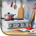 Caroline's Treasures DAC6263DDM Greyhound The Chef Dish Drying Mat Absorbent - Image 4