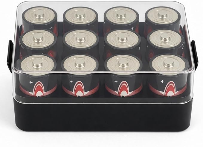 ALCYON Battery Organizer Storage Case, Battery Vault Box Container by ALCYON