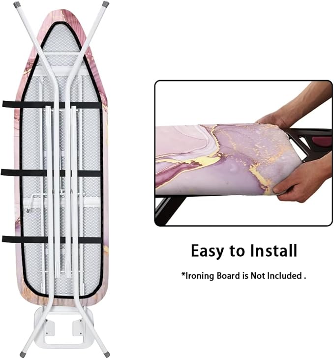 Ironing Board Cover, Elastic Edge Universal Size Fit Standard Ironing Boards - Image 4