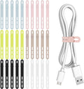 Donruby 30Pcs Silicone Cable Ties by Donruby