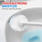 2Pack 2 in 1 Toilet Brush and Plunger Set, Extended Handle Plunger，Toilet Bowl - Image 5