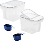 LocknLock Easy Essentials Food Storage Container and Scoop Set/Food Storage Bin by LocknLock