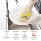 BOOMJOY Nitrile Cleaning Gloves, Heavy Duty Dishwashing Gloves, Reusable Medium - Image 5