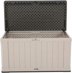 LIFETIME 60186 Heavy-Duty Outdoor Storage Deck Box, 116 Gallon, Desert Sand/Brown - Image 4